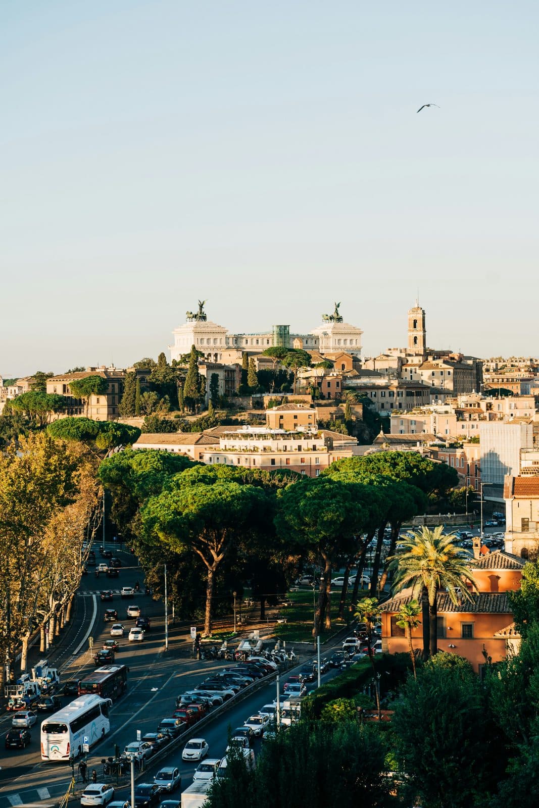 Veduta di Roma con il Vittoriano